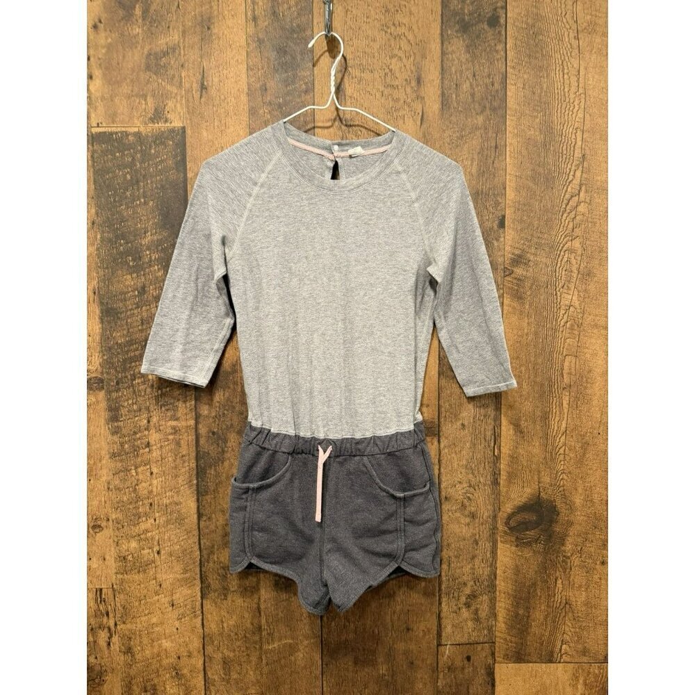 Ivivva By Lululemon Short Romper Long Sleeve Grey Size 12 EUC